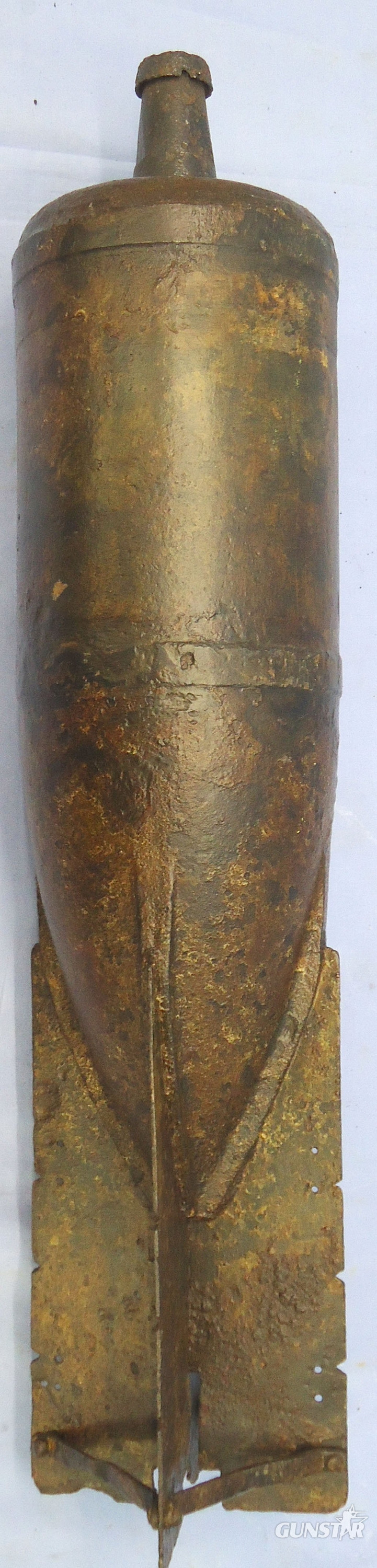 INERT DEACTIVATED. Original, Unfired, British, WW1, 1918 Dated, High Explosive (HE) 6 Inch Newton Trench Mortor & Fuze. - O 2256 INERT DEACTIVATED. Original, Unfired, British, WW1, 1918 Dated, High Explosive (HE) 6 Inch Newton Trench Mortor & Fuze. - O 2256  Other Ammunition - {CATEGORY} in 