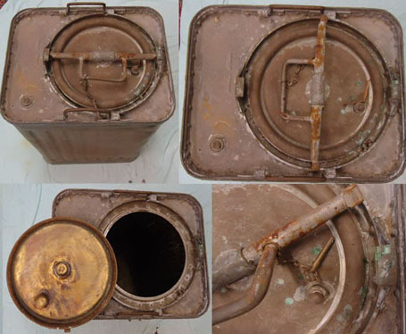  Rare WW1 French Navy Deck Charge, Ready to Use Copper Carrying Case French Navy Deck Charge, Ready to Use Copper Carrying Case Antique & Militaria