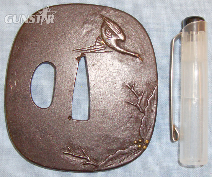 Small ‘Katana’ sized Iron ‘Tsuba’ in a rounded Square Shape. ED 2694. Small ‘Katana’ sized Iron ‘Tsuba’ in a rounded Square Shape. ED 2694. Other Accessory in 