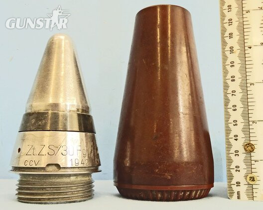 INERT. Scarce, Unfired, WW2, 1942 Dated German ZtZ.S/30 Clockwork Time Fuze In Its Original Bakelite Transit Container.  INERT. Scarce, Unfired, WW2, 1942 Dated German ZtZ.S/30 Clockwork Time Fuze In Its Original Bakelite Transit Container.   Other Ammunition in 