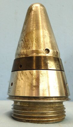 INERT. Scarce, Unfired, WW2, 1942 Dated German ZtZ.S/30 Clockwork Time Fuze In Its Original Bakelite Transit Container.  INERT. Scarce, Unfired, WW2, 1942 Dated German ZtZ.S/30 Clockwork Time Fuze In Its Original Bakelite Transit Container.   Other Ammunition - {CATEGORY} in 