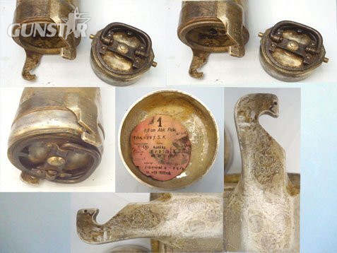  INERT DEACTIVATED. Unfired Rare German Kriegsmarine WW2 8.8 cm SK L/35 (88 x 390R) Submarine Deck Gun High Explosive Nose Fused Round And Waterproof Transit Container. - O 1592 INERT DEACTIVATED. Unfired Rare German Kriegsmarine WW2 8.8 cm SK L/35 (88 x 390R) Submarine Deck Gun High Explosive Nose Fused Round And Waterproof Transit Container. - O 1592  Other Ammunition