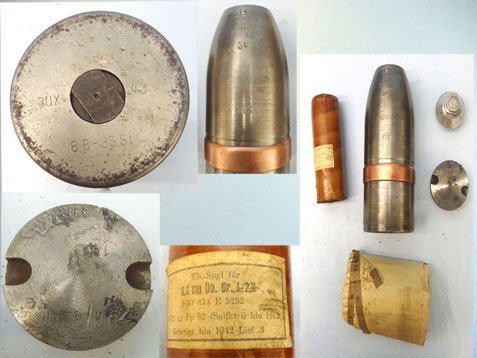 INERT DEACTIVATED. Unfired Rare German Kriegsmarine WW2 8.8 cm SK L/35 (88 x 390R) Submarine Deck Gun High Explosive Nose Fused Round And Waterproof Transit Container. - O 1592 INERT DEACTIVATED. Unfired Rare German Kriegsmarine WW2 8.8 cm SK L/35 (88 x 390R) Submarine Deck Gun High Explosive Nose Fused Round And Waterproof Transit Container. - O 1592  Other Ammunition