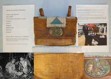 VERY RARE**WW2 U.S. Army Native American Indian Code Talkers Wampum Bead Decorated Document Satchel Pouch With Copies Of Paperwork To Garfield T Brown A U.S. Army Lakota Oglala ‘Code Talker’ . Sn 20873  Antique & Militaria