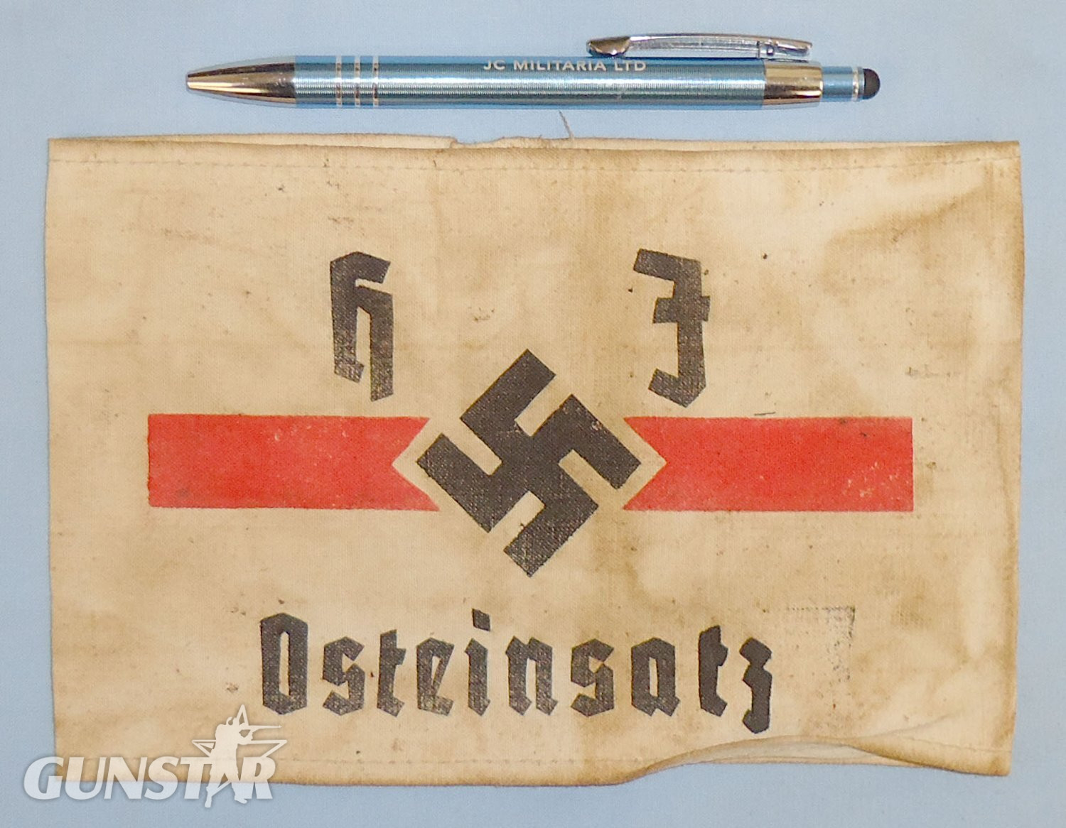 Original* Nazi Hitler Youth Osteinsatz (Eastern Deployment) Armband. N 108. Original* Nazi Hitler Youth Osteinsatz (Eastern Deployment) Armband. N 108.  Antique & Militaria in 