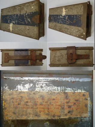  British WW1 Medium Mark A Whippet Tank, Hotchkiss Machine Gun Ammunition Box British WW1 Medium Mark A Whippet Tank, Hotchkiss Machine Gun Ammunition Box Antique & Militaria