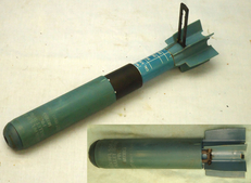 DEACTIVATED INERT. Unfired, Belgian Mecar Telgren M93BG Practice Rifle Grenade Rifle For The 5.56mm FNC Rifle. - O 1628 DEACTIVATED INERT. Unfired, Belgian Mecar Telgren M93BG Practice Rifle Grenade Rifle For The 5.56mm FNC Rifle. - O 1628  Other