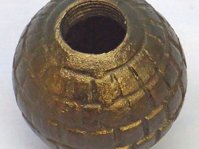 DEACTIVATED INERT. Rare Gallipoli Era Turkish WW1 Ordin Hand Grenade. - O 1734 DEACTIVATED INERT. Rare Gallipoli Era Turkish WW1 Ordin Hand Grenade. - O 1734  Other