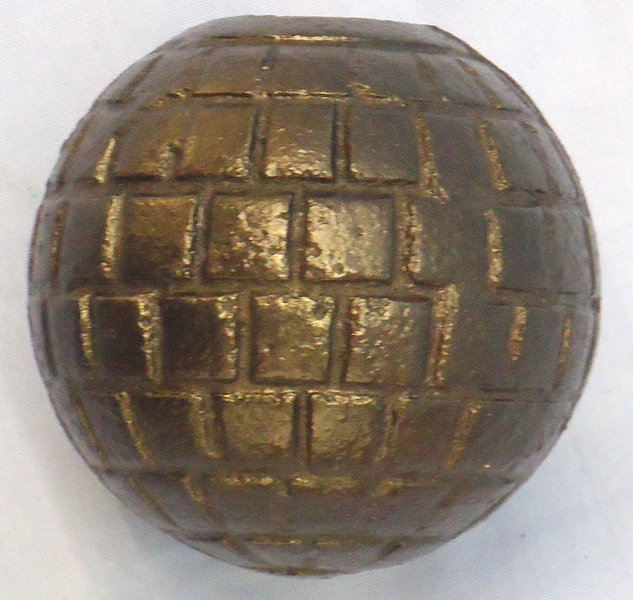 DEACTIVATED INERT. Rare Gallipoli Era Turkish WW1 Ordin Hand Grenade. - O 1734 DEACTIVATED INERT. Rare Gallipoli Era Turkish WW1 Ordin Hand Grenade. - O 1734  Other Ammunition