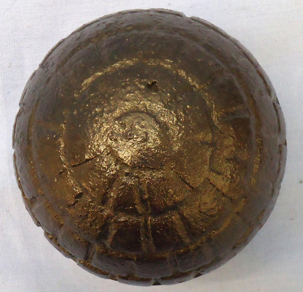  DEACTIVATED INERT. Rare Gallipoli Era Turkish WW1 Ordin Hand Grenade. - O 1734 DEACTIVATED INERT. Rare Gallipoli Era Turkish WW1 Ordin Hand Grenade. - O 1734  Other Ammunition