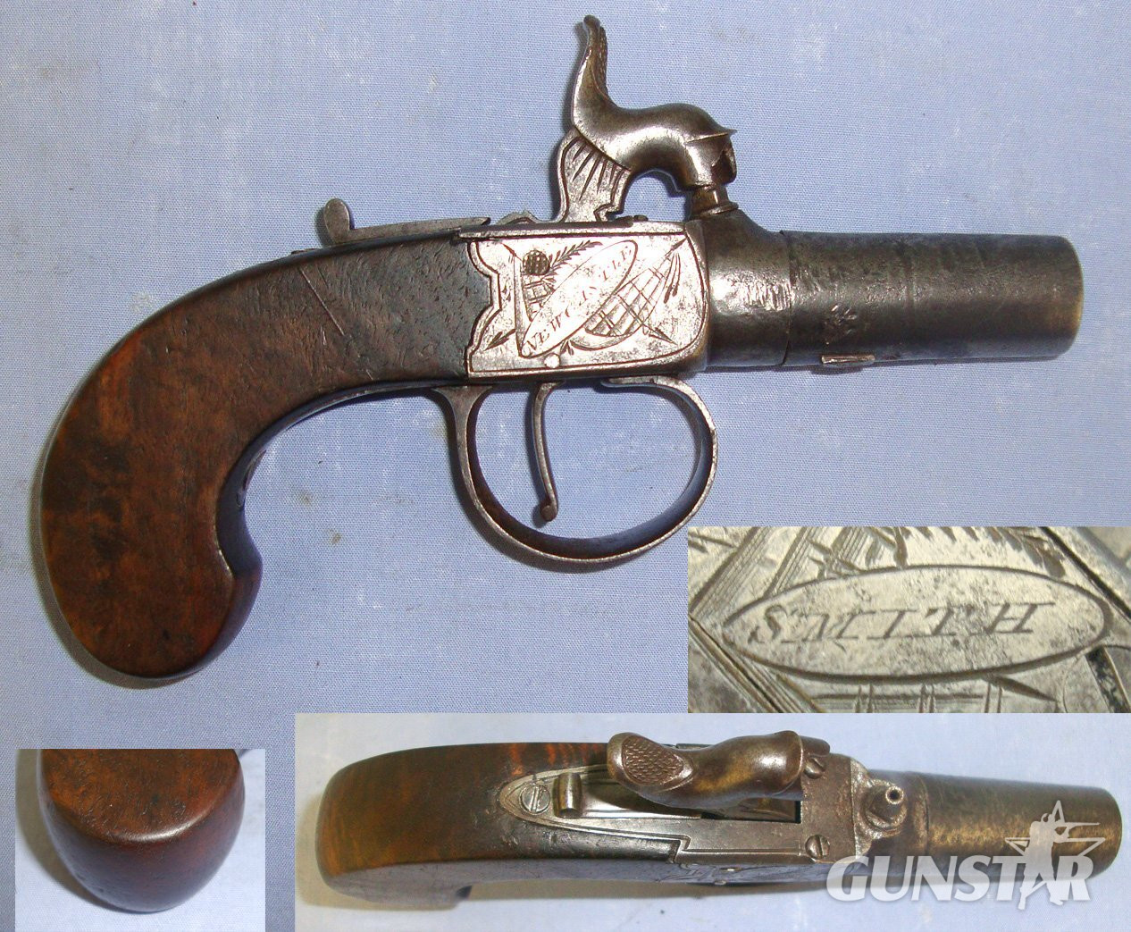 G. Smith Pocket Pistol With Screw Off Barrel. A 1117  .40 S&W Muzzleloader in 