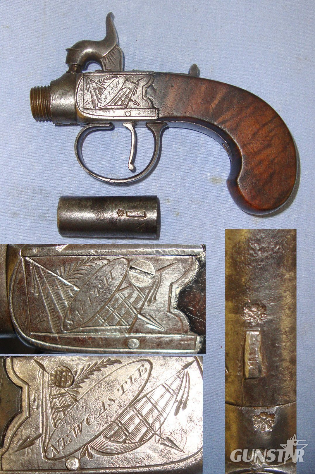 G. Smith Pocket Pistol With Screw Off Barrel. A 1117  .40 S&W Muzzleloader