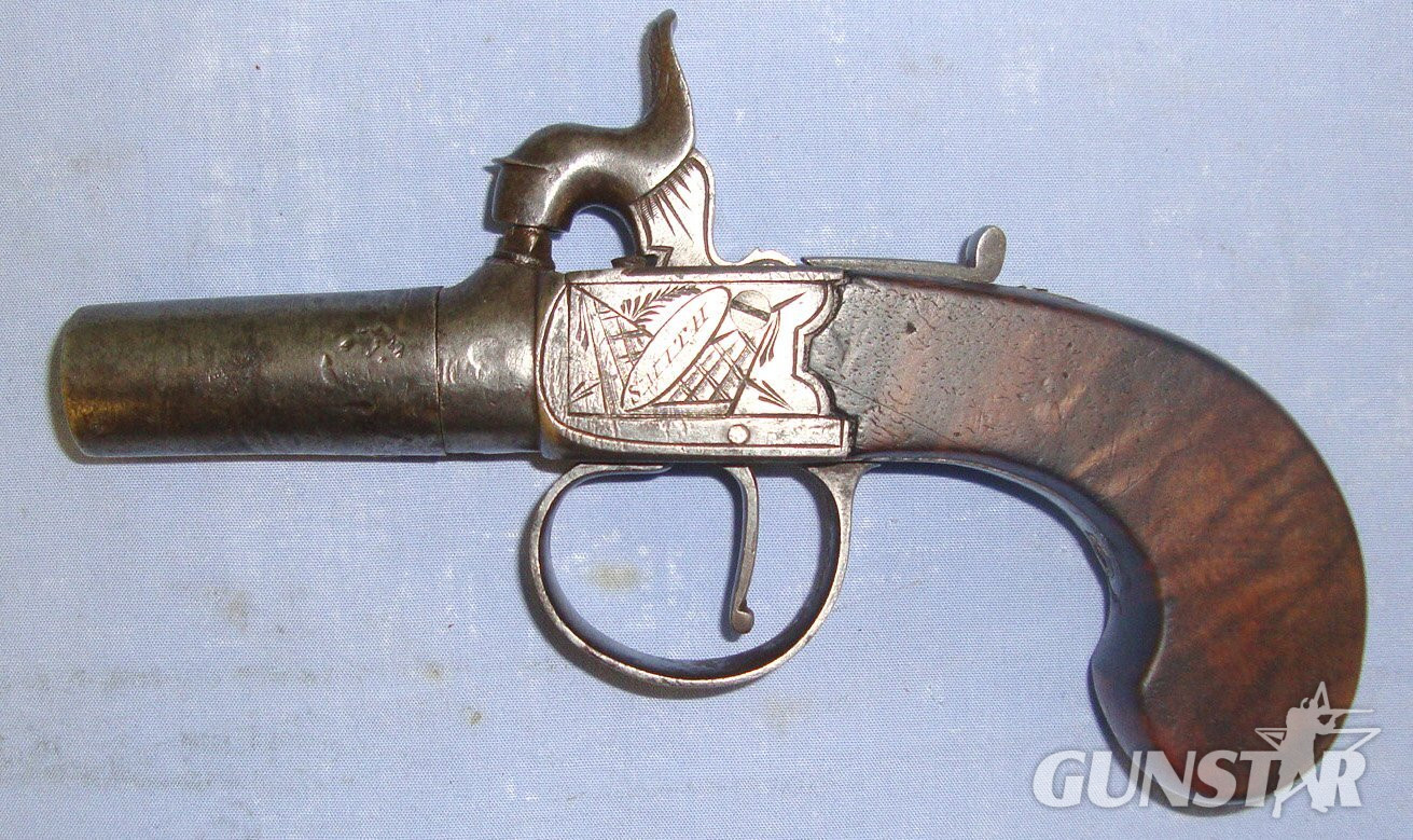  G. Smith Pocket Pistol With Screw Off Barrel. A 1117  .40 S&W Muzzleloader