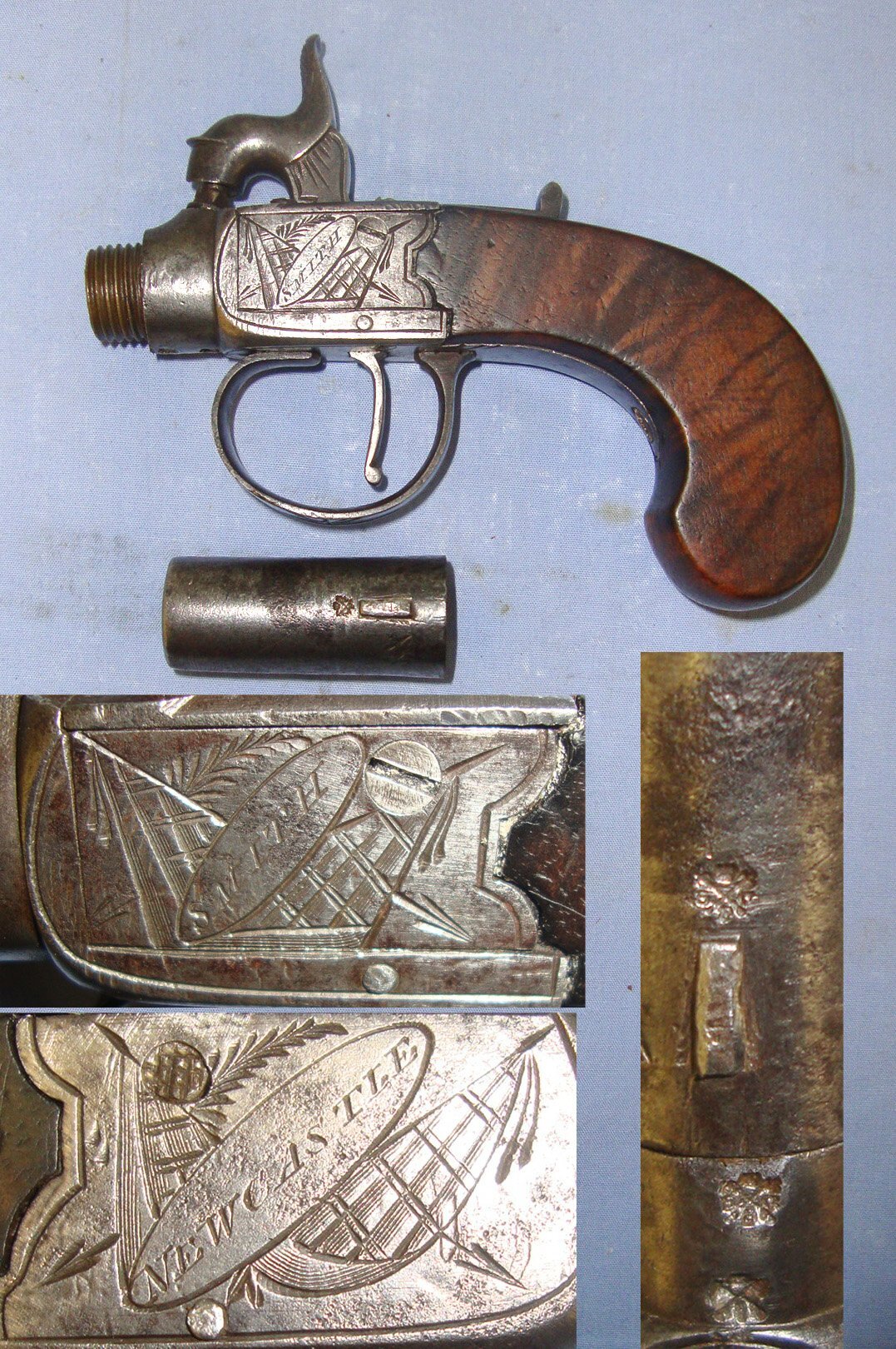 G. Smith Pocket Pistol With Screw Off Barrel. A 1117  .40 S&W Muzzleloader