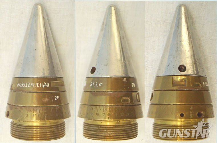 INERT DEACTIVATED. **MINT** British, WW2, 1940 Dated, Strippable & Complete for Instruction Purposes, No 199 Mk IV Time Fuze For The British 3.7 Inch Anti-aircraft Gun. Sn - 2846:99 INERT DEACTIVATED. **MINT** British, WW2, 1940 Dated, Strippable & Complete for Instruction Purposes, No 199 Mk IV Time Fuze For The British 3.7 Inch Anti-aircraft Gun. Sn - 2846:99  Other Ammunition in 