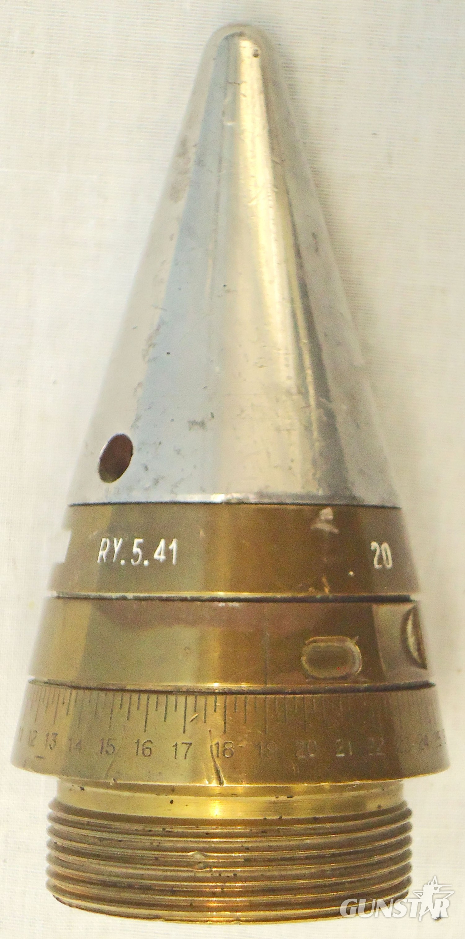 INERT DEACTIVATED. **MINT** British, WW2, 1940 Dated, Strippable & Complete for Instruction Purposes, No 199 Mk IV Time Fuze For The British 3.7 Inch Anti-aircraft Gun. Sn - 2846:99 INERT DEACTIVATED. **MINT** British, WW2, 1940 Dated, Strippable & Complete for Instruction Purposes, No 199 Mk IV Time Fuze For The British 3.7 Inch Anti-aircraft Gun. Sn - 2846:99  Other Ammunition - {CATEGORY}