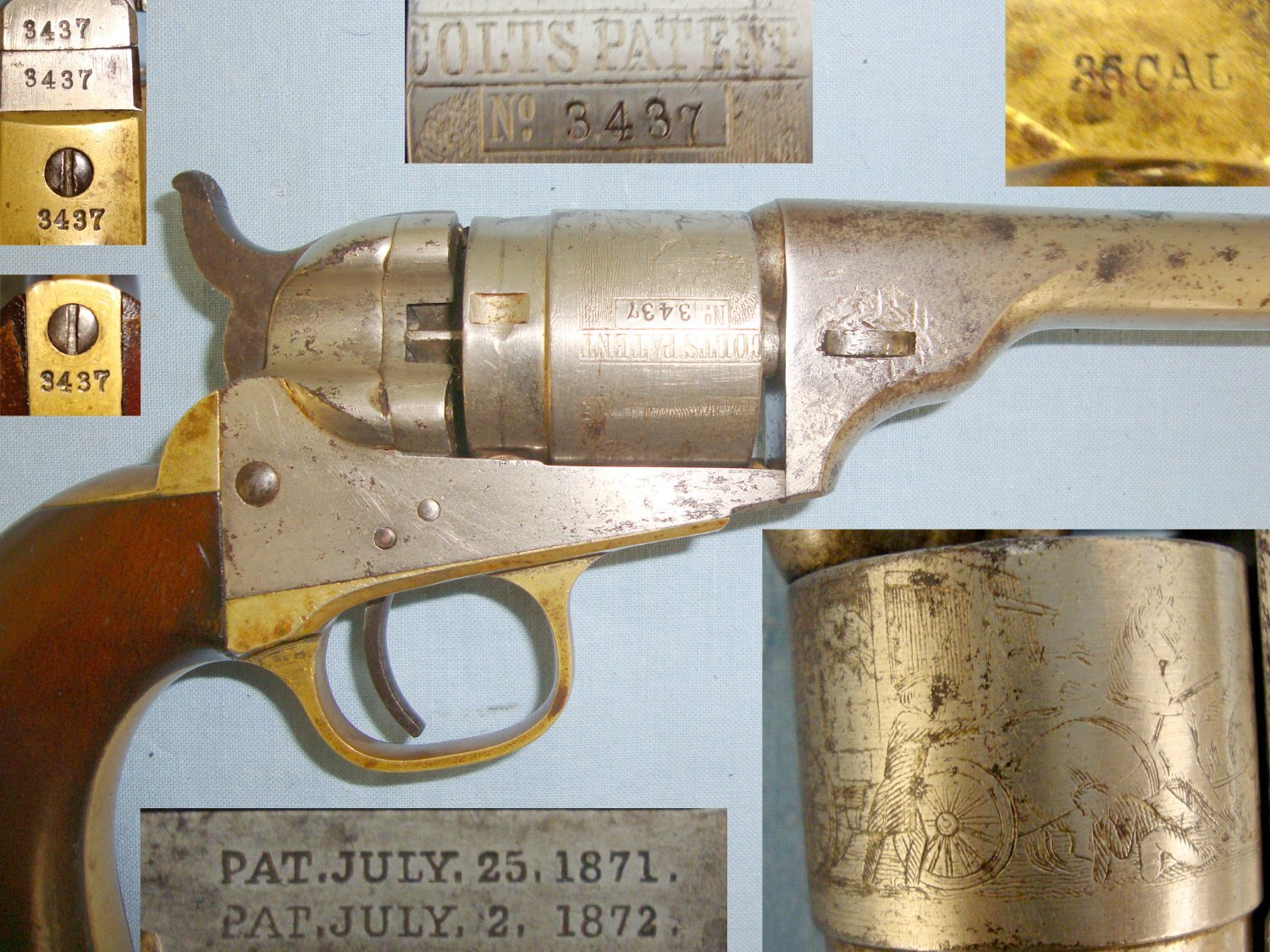Colt revolver .36 Cal Muzzleloader Revolver
