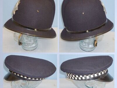 Pair* West Yorkshire Metropolitan Pre 1986 Police Hemet and Cap. POL 360. Pair* West Yorkshire Metropolitan Pre 1986 Police Hemet and Cap. POL 360.  Clothing
