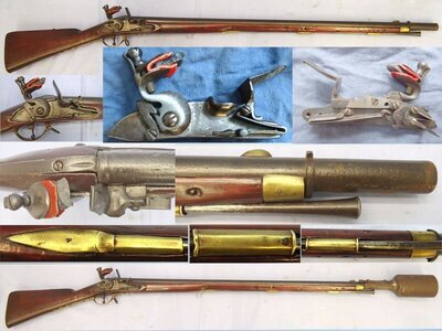 Dog Lock Musket circa 1720, with Grenade Launching Reinforcing Ring & Museum Quality Discharger Cup. Sn - 22768 Dog Lock Musket circa 1720, with Grenade Launching Reinforcing Ring & Museum Quality Discharger Cup. Sn - 22768 Single Shot .75 Cal Muzzleloader Rifle