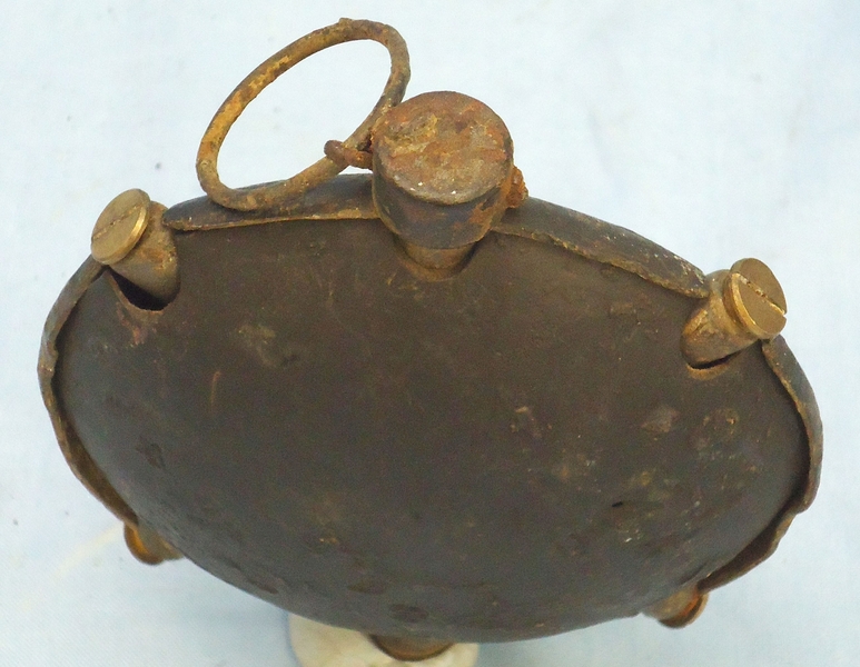  INERT DEACTIVATED. German WW1 Model of 1915 German Large Diskushandgranate (disc grenade). - O 1706 INERT DEACTIVATED. German WW1 Model of 1915 German Large Diskushandgranate (disc grenade). - O 1706  Other Ammunition
