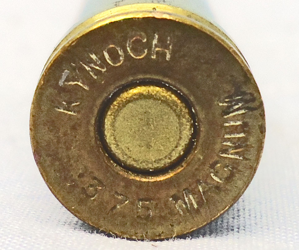 Kynoch INERT DEACTIVATED. British Original 5 Round Carton Of Kynoch .375 Magnum Rimless Nitro-Express Cartridges (for HOLLAND’S MAGAZINES RIFLES). - 20942:5  Other Ammunition 
