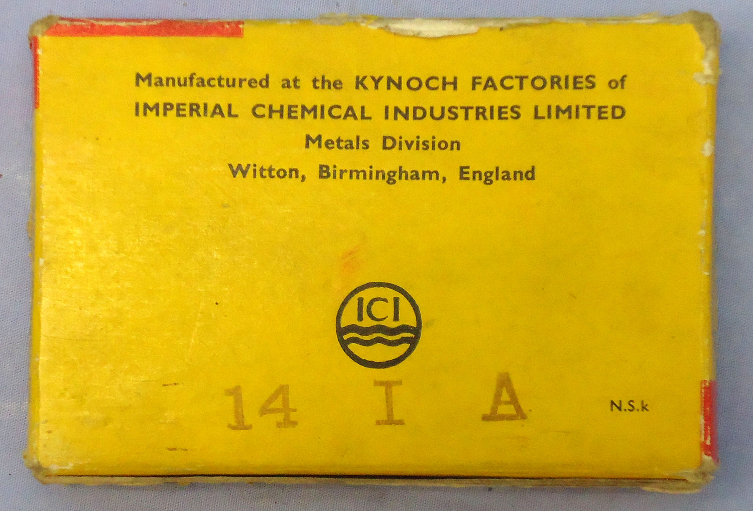 Kynoch INERT DEACTIVATED. British Original 5 Round Carton Of Kynoch .375 Magnum Rimless Nitro-Express Cartridges (for HOLLAND’S MAGAZINES RIFLES). - 20942:5  Other Ammunition - {CATEGORY}