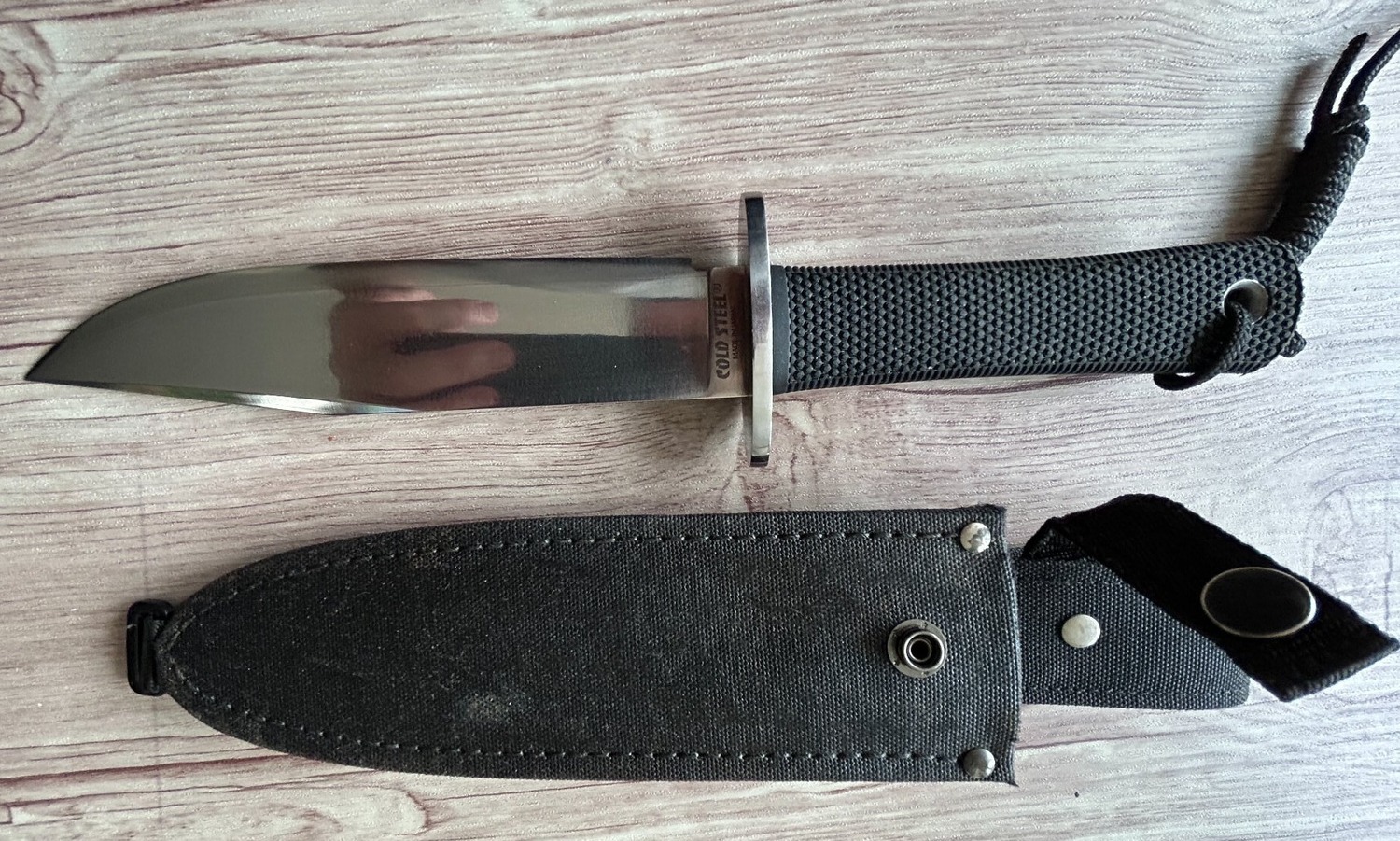 Cold Steel  Recon Scout Bowie VG-1 SAN MAI steel Kraton handle made by HATTORI Japan Hunting Knive