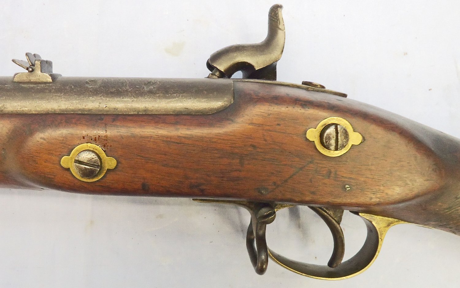 {CATEGORY} - Tower, 1873 Dated, .75” Bore, 1842 Pattern Musket by Issac Hollis & Sons, London. Sn - 23174:38 Tower, 1873 Dated, .75” Bore, 1842 Pattern Musket by Issac Hollis & Sons, London. Sn - 23174:38 Muzzleloader Various Rifle in 