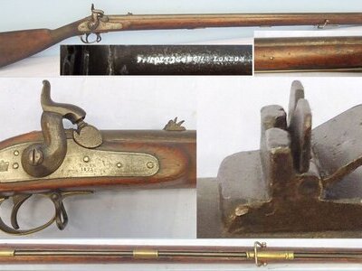 Tower, 1873 Dated, .75” Bore, 1842 Pattern Musket by Issac Hollis & Sons, London. Sn - 23174:38 Tower, 1873 Dated, .75” Bore, 1842 Pattern Musket by Issac Hollis & Sons, London. Sn - 23174:38 Muzzleloader Various Rifle