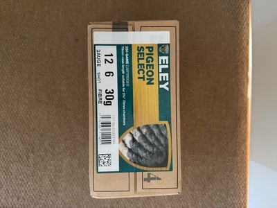 Eley (UK) Pigeon Select 12g 6 30g Fibre 250 cartridges  Cartridges