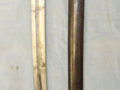 1860-1864 Italian Model 1860 Heavy Cavalry Trooper’s Sword With Blade By ‘S&K’ (Schnitzler & Kirschbaum, Solingen, Germany) & Scabbard. Sn 22645:6 Sword