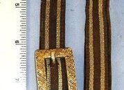 WW2 Era Nazi German Third Reich Dagger Hanger Straps Most Likely For Diplomatic Service Daggers With DRGM (Quality Assurance) & manufacturer ‘Barred A’ (F. W. Assmann & Söhne of Lüdenscheid) Marked Clip. Sn 23484:13b  Dagger