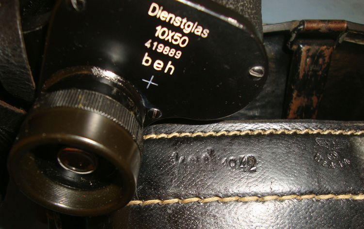  German, Winter/ Russian Front (Blue Cross) Dienstglas (Service Glass), 10 X 50 M German, Winter/ Russian Front (Blue Cross) Dienstglas (Service Glass), 10 X 50 M Sight & Optic