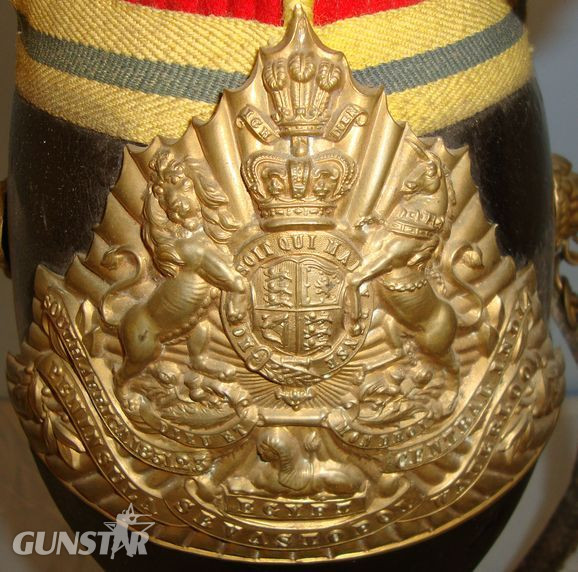  Victorian 12th (Prince Of Wales) Lancer\'s Troopers Lance Cap WD Marked & 1902 Dated With Queen’s Crown Plate & Plume. Sn 9493. Victorian 12th (Prince Of Wales) Lancer\'s Troopers Lance Cap WD Marked & 1902 Dated With Queen’s Crown Plate & Plume. Sn 9493. Clothing
