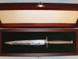North West Frontier Pesh-Kabz Choora / Khyber Afghan Armour Piercing Knife With  Other Blade