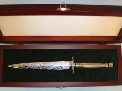 North West Frontier Pesh-Kabz Choora / Khyber Afghan Armour Piercing Knife With  Other Blade