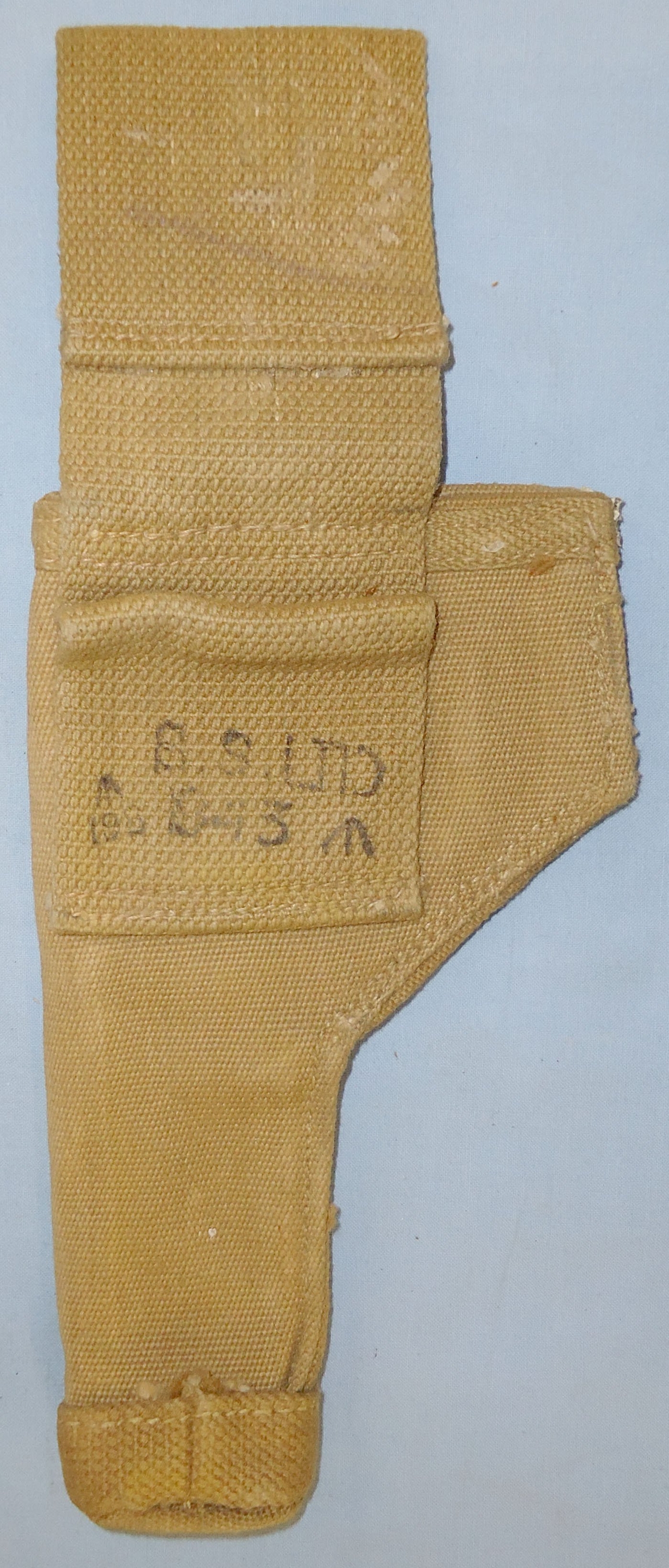WWII 1943 Dated MK II Webbing Open Top Tanker’s Holster for Enfield & Webley .380 Calibre Pistol. 22125 WWII 1943 Dated MK II Webbing Open Top Tanker’s Holster for Enfield & Webley .380 Calibre Pistol. 22125 Antique & Militaria