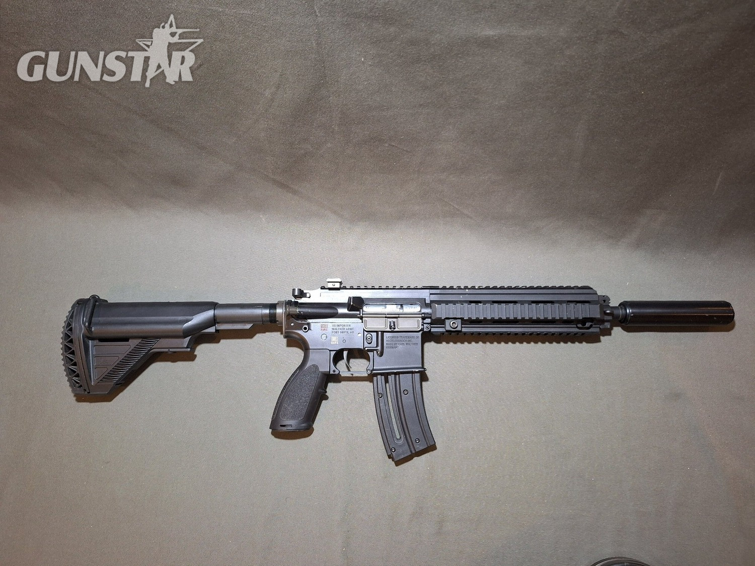 Walther HK 416D Semi-Auto .22 Long Rifle (.22 LR) Rifle in 