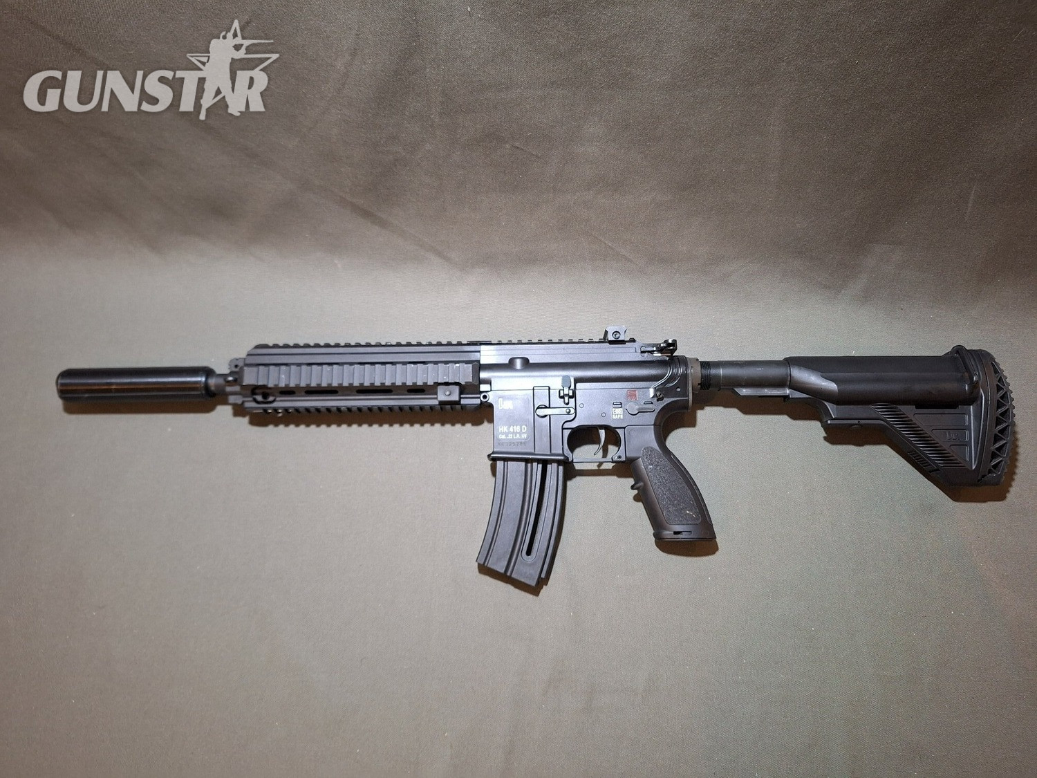  Walther HK 416D Semi-Auto .22 Long Rifle (.22 LR) Rifle