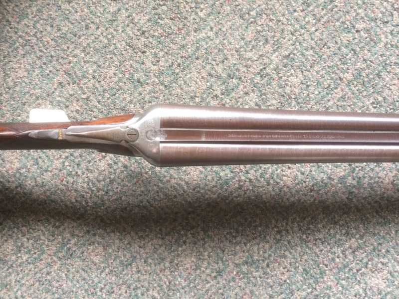 {CATEGORY} - George Gibbs boxlock Side By Side 12 Bore/gauge in 