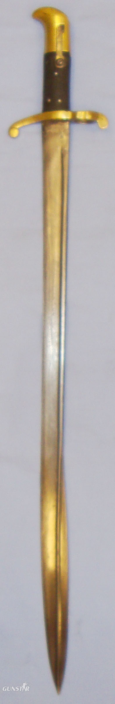  Scarce* 1855 Sword Bayonet for the Royal Sappers & Miners Carbine Marked A.H.C. (Army Hospital Corps). BAYO 371. Bayonet
