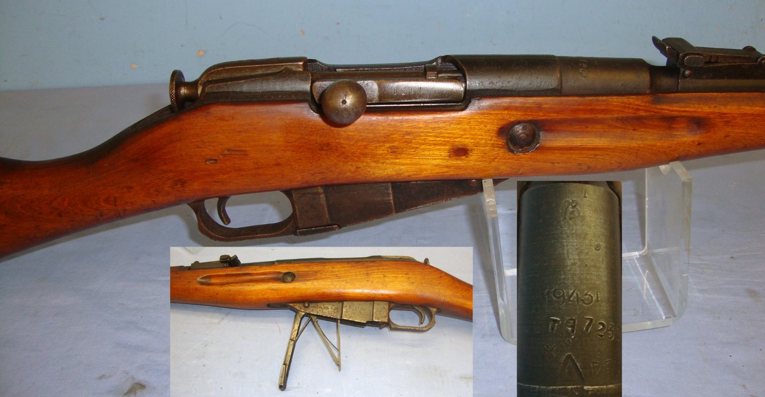 Mosin Nagant Carbine**EARLY UK 1995 DEACTIVATION CERTIFICATED** Sn 22110 Bolt Action None Rifle