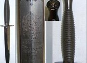 Cased Post 1952 QE II British Wilkinson Sword ‘Best Commando On Course Prize’ 3rd Pattern Fairbairn Sykes FS Fighting Knife With Etched Panel. Sn 23484:48  Knive