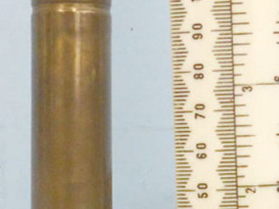 INERT DEACTIVATED. Soviet WW2, 1944 Dated 20mm (20x99R) ShVAK TYPE BZ (API-HC Ar INERT DEACTIVATED. Soviet WW2, 1944 Dated 20mm (20x99R) ShVAK TYPE BZ (API-HC Ar Antique & Militaria
