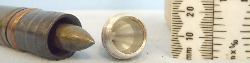  INERT DEACTIVATED. Soviet WW2, 1944 Dated 20mm (20x99R) ShVAK TYPE BZ (API-HC Ar INERT DEACTIVATED. Soviet WW2, 1944 Dated 20mm (20x99R) ShVAK TYPE BZ (API-HC Ar Antique & Militaria