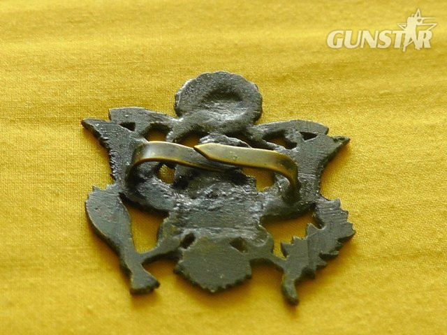 Unknown Very rare World War One American Infantry Officer\\\'s  Bronze Cap Badge. Antique & Militaria - {CATEGORY} in 