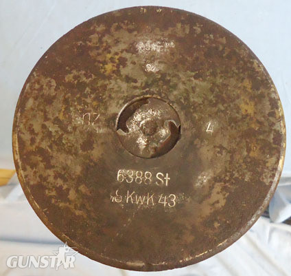 INERT DEACTIVATED. Rare Unfired German WW2 1944 Dated 8.8cm (88 x 822R) (APCBCHE INERT DEACTIVATED. Rare Unfired German WW2 1944 Dated 8.8cm (88 x 822R) (APCBCHE Antique & Militaria