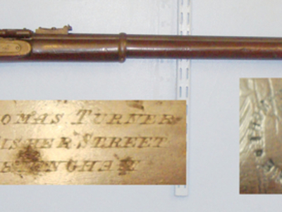 T. Turner & Sons Snider Calibre 3 Band Rifle Retailed By Thomas Turner, Birmingham Single Shot .58 Cal Muzzleloader / Minie Ball Rifle