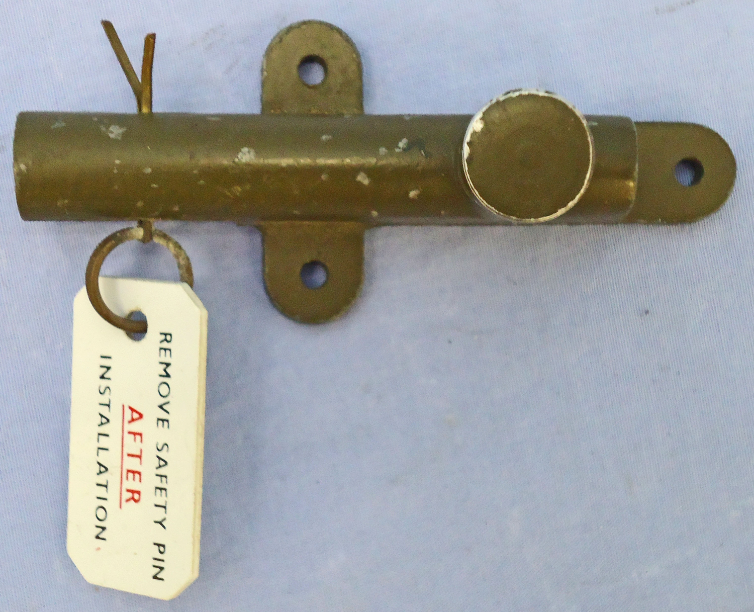 {CATEGORY} - INERT DEACTIVATED. American Vietnam War Era, M1 Booby Trap Pressure Firing Fuze With An Adapted Grenade Head By OL. - O 2050 INERT DEACTIVATED. American Vietnam War Era, M1 Booby Trap Pressure Firing Fuze With An Adapted Grenade Head By OL. - O 2050  Other Ammunition in 