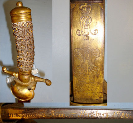  NOBLEMAN’s QUALITY, Large, English, George III, 1786 Dated Clamshell Stag / Boar Other Blade